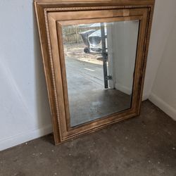 Large Gold Mirror 