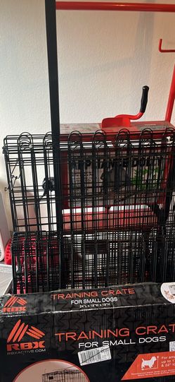 Doggy bed and crates