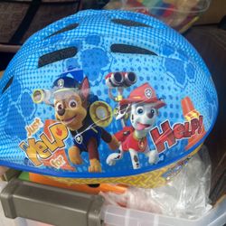 Boys and girls paw patrol helmets $12 each