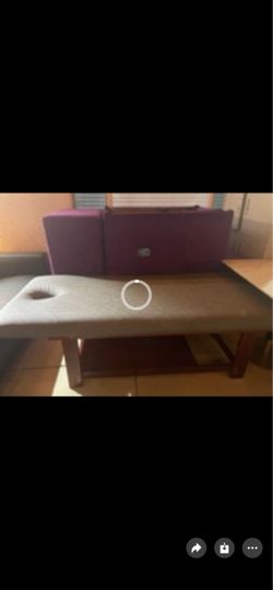 Massage table