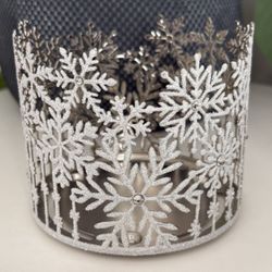 Bath and Body Works Snowflake Candle Holder 