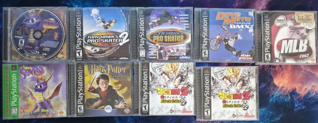 PS1 game lot prices in the description