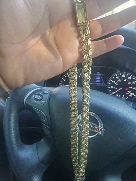 14 K Gold Plated Chino Link 24 " Make Me An Offer