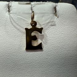 “E” Pendant 