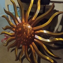 Giant Blazing Sun Wall Hanging 