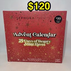 Sephora Favorites Advent Calendar 25 Days Of Beauty Holiday LIMITED Edition 2025