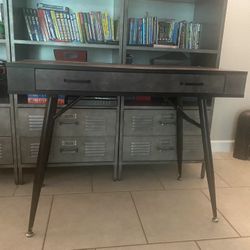 Gray And Black Desk