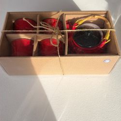 Antique Kettle Tea Cup Set. 