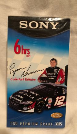 SONY PREMIUM VHS TAPE RYAN NEWMAN EDITION