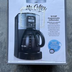 Mr. Coffee 12 Cup Programmable Coffeemaker with Automatic Cleaning Cycle