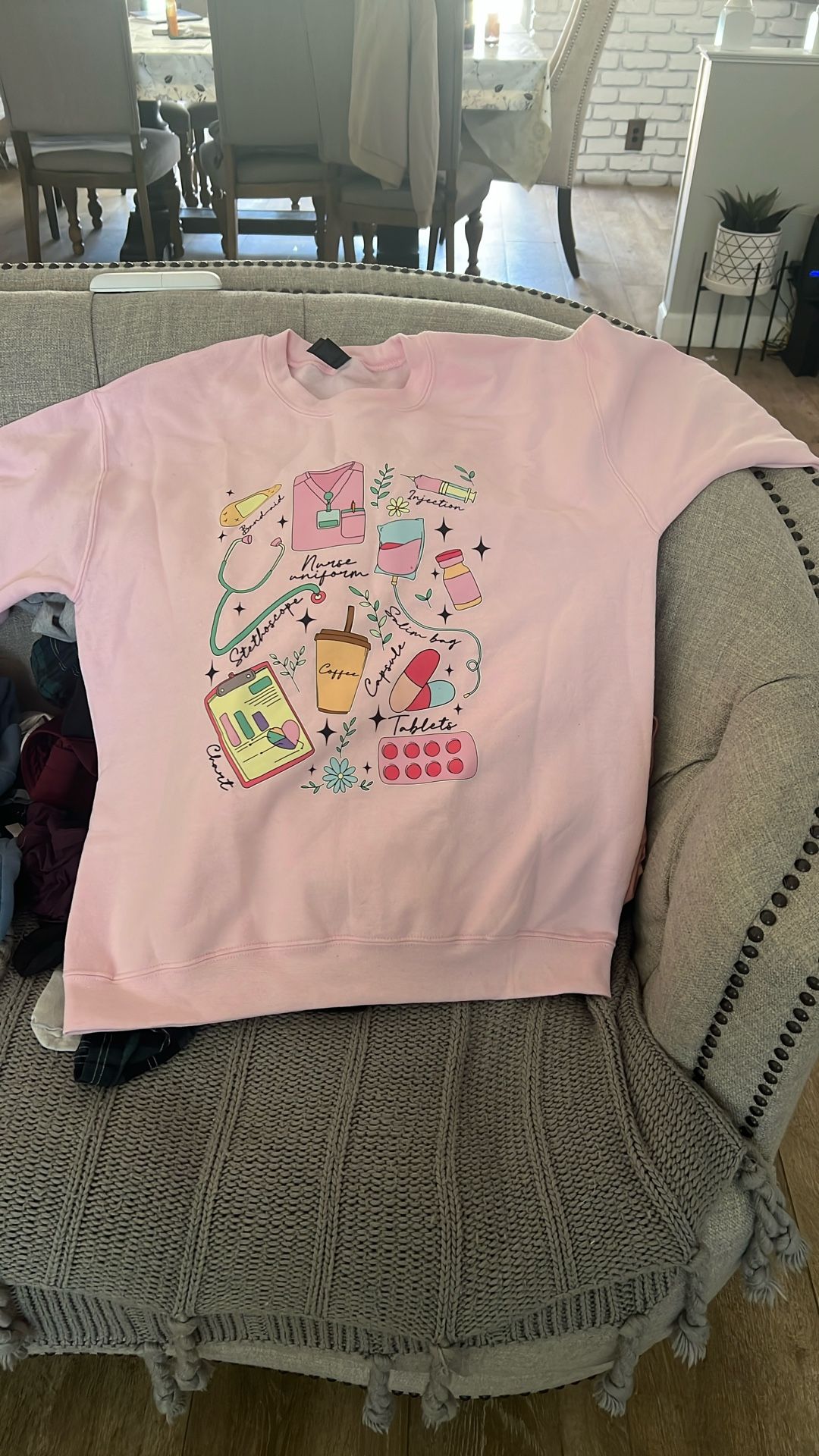 Nurse Sweater (Medium)Pink 