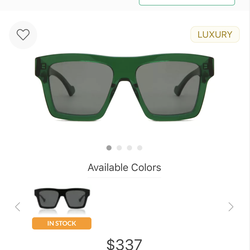 Gucci GG0962S 010, Translucent Green