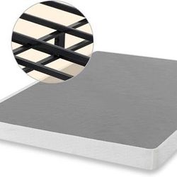 NEW California King 5”  Metal Smart Box Spring Mattress Foundation Strong Metal Frame Easy Assembly