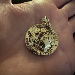 The World Is Yours Pendant