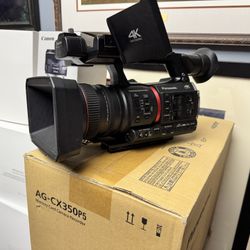 Panasonic AG-CX350 w/ Pana batteries And Pro SD Cards 
