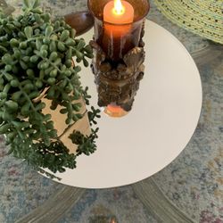 14" Round Glass Mirror Wedding Party  Centered Piece- 22 PCS