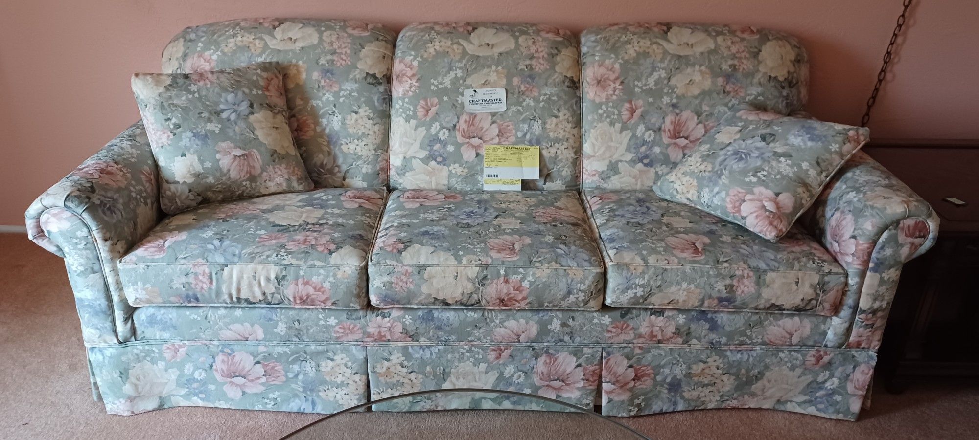 CRAFTMASTER COUCH (Floral Pattern)