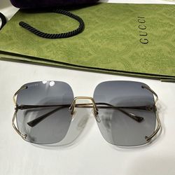 Gucci Gray Gradient Sunglasses