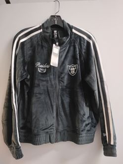 Women's NFL Raiders New Era Velour Track Jacket
