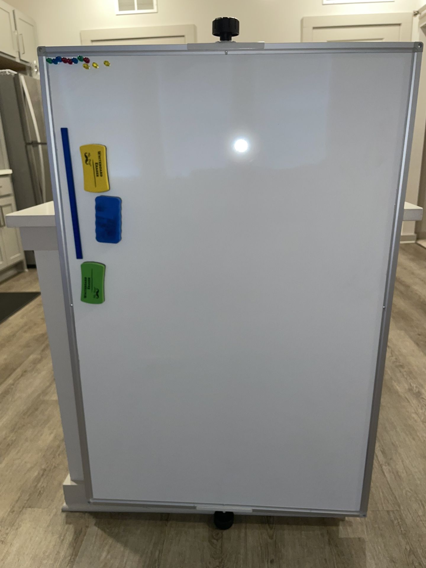 Double-Sided Magnetic Whiteboard – 31″ × 47″ (No Stand) – $75