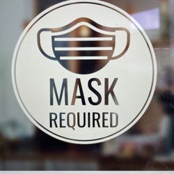 Window Sticker Mask Required For Business