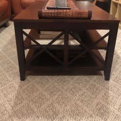 Dark Wood Coffee Table