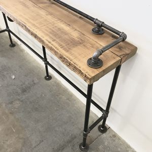Lenus Bar Table 84 Reclaimed Wood With Drink Rail For In Phoenix Az Reclaimed Wood Counter Table Lenus Height Bar Modern Rustic Design Steel And Barnwood For