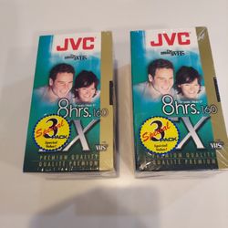 2 , 3pks Of JVC SX 160 New VHS TAPES, $20 Ea Or $30 For The 2 Pks 