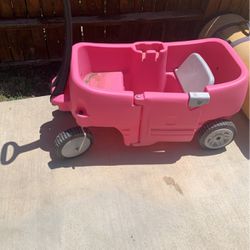 Toy Pull Wagon For Baby/Toddler 