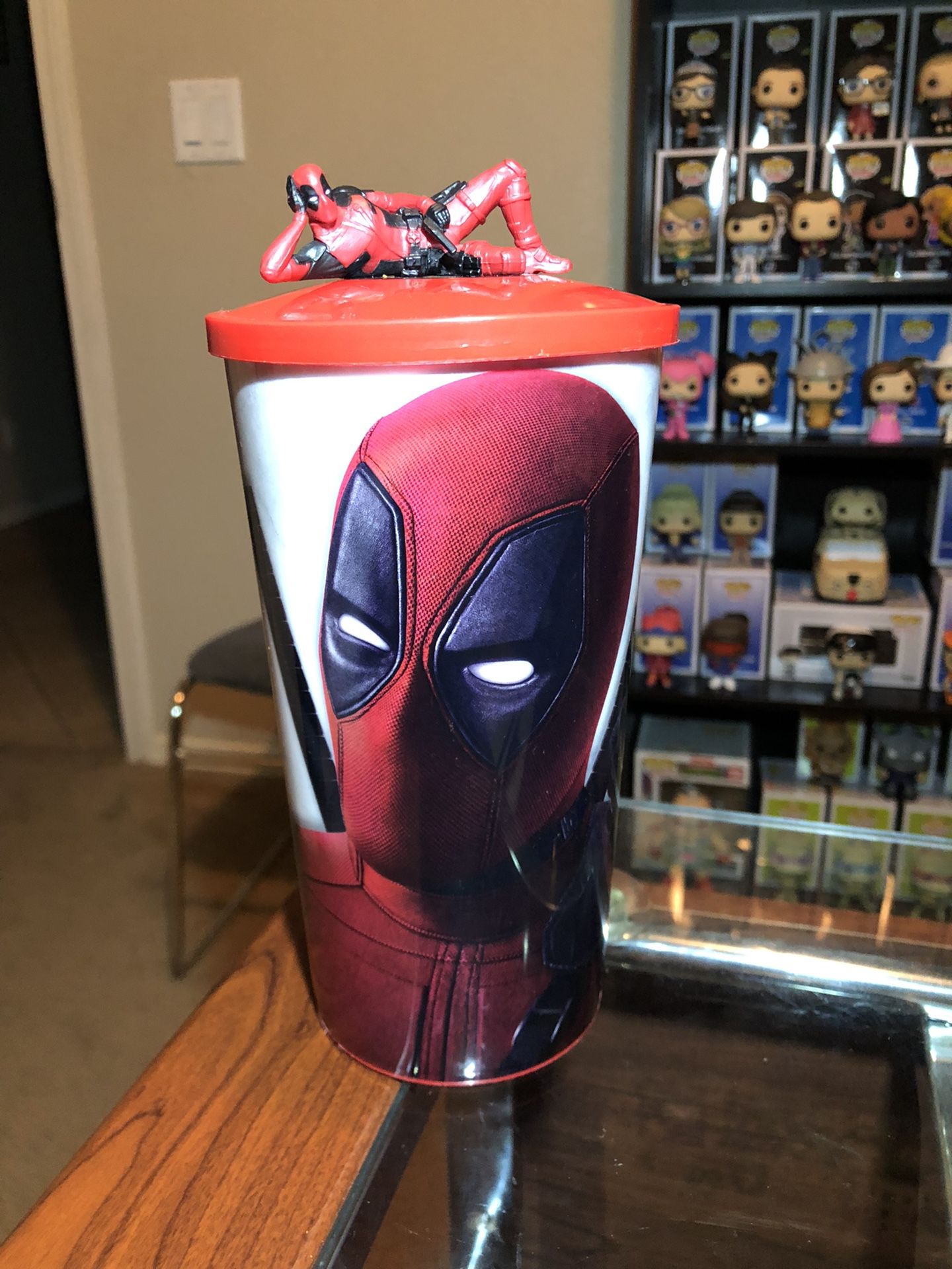Deadpool 2 Cup Topper With Action Figure!!! Movie Theater Promo