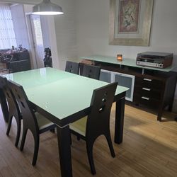 Dining Table Credenza And Coffee Table 
