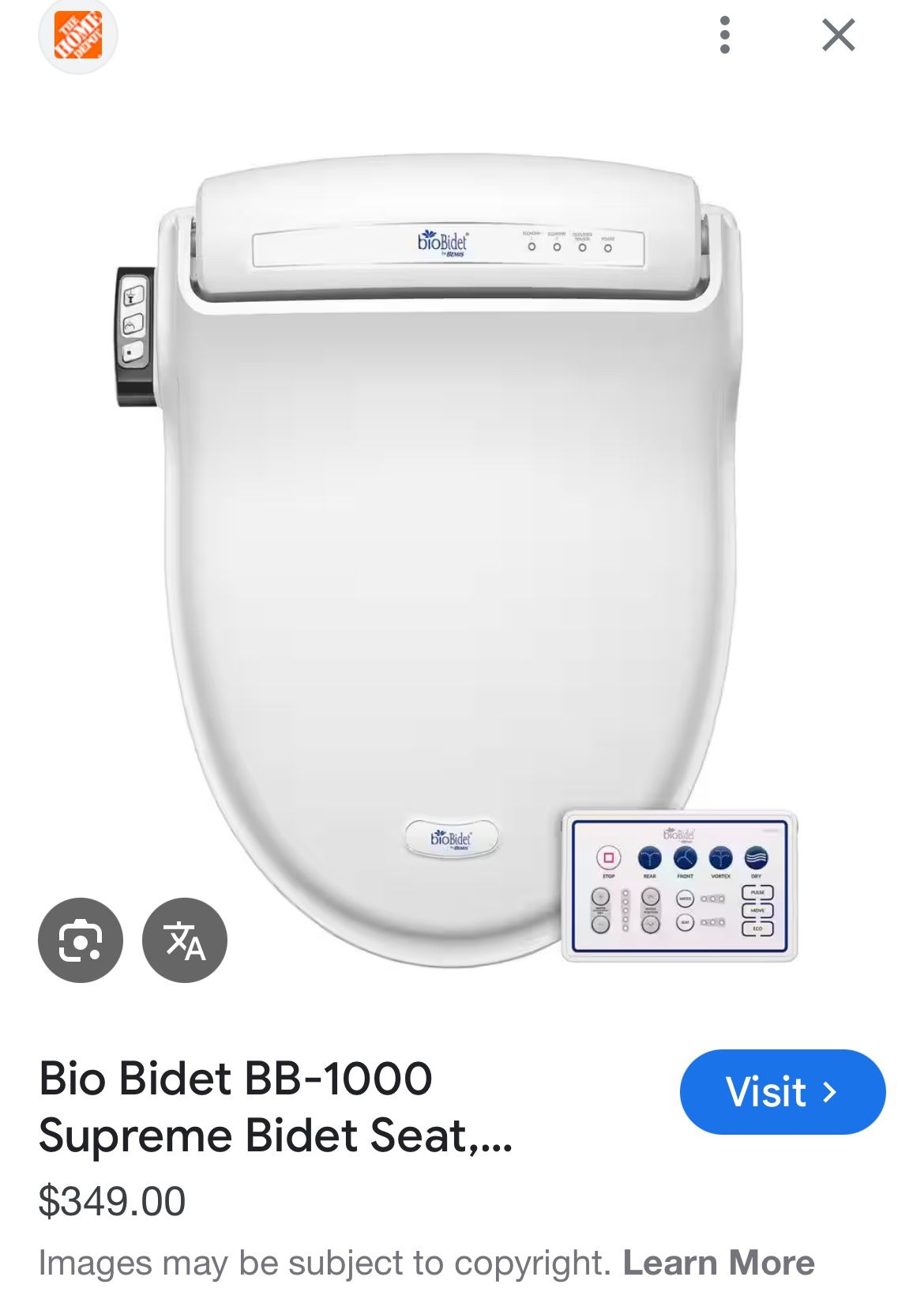 Brand New Heated Bidet