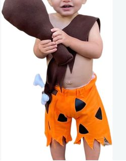 Toddler Flintstones Bamm-Bamm Halloween Costume