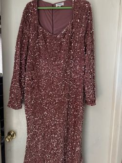Pink Glittery Party Dress
