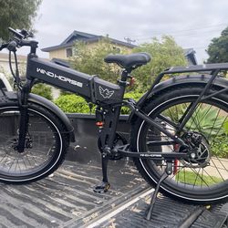 Electric bike folding beach cruiser