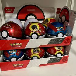 Pokémon Ball Tins $30