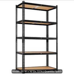 73 H Heavy Duty 5 tiers shelves