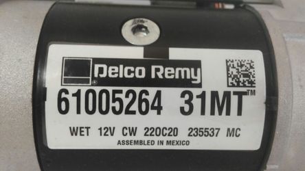 New Genuine Delco Remy 31MT Starter, No IMS Switch