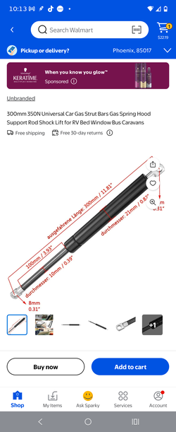 Gas strut