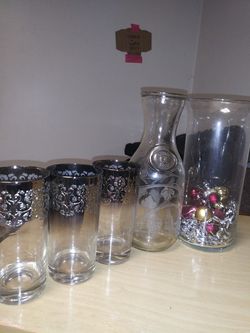 Glass vases decorative glass cups kitchenware