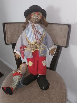Clown Doll,ANTIQUE