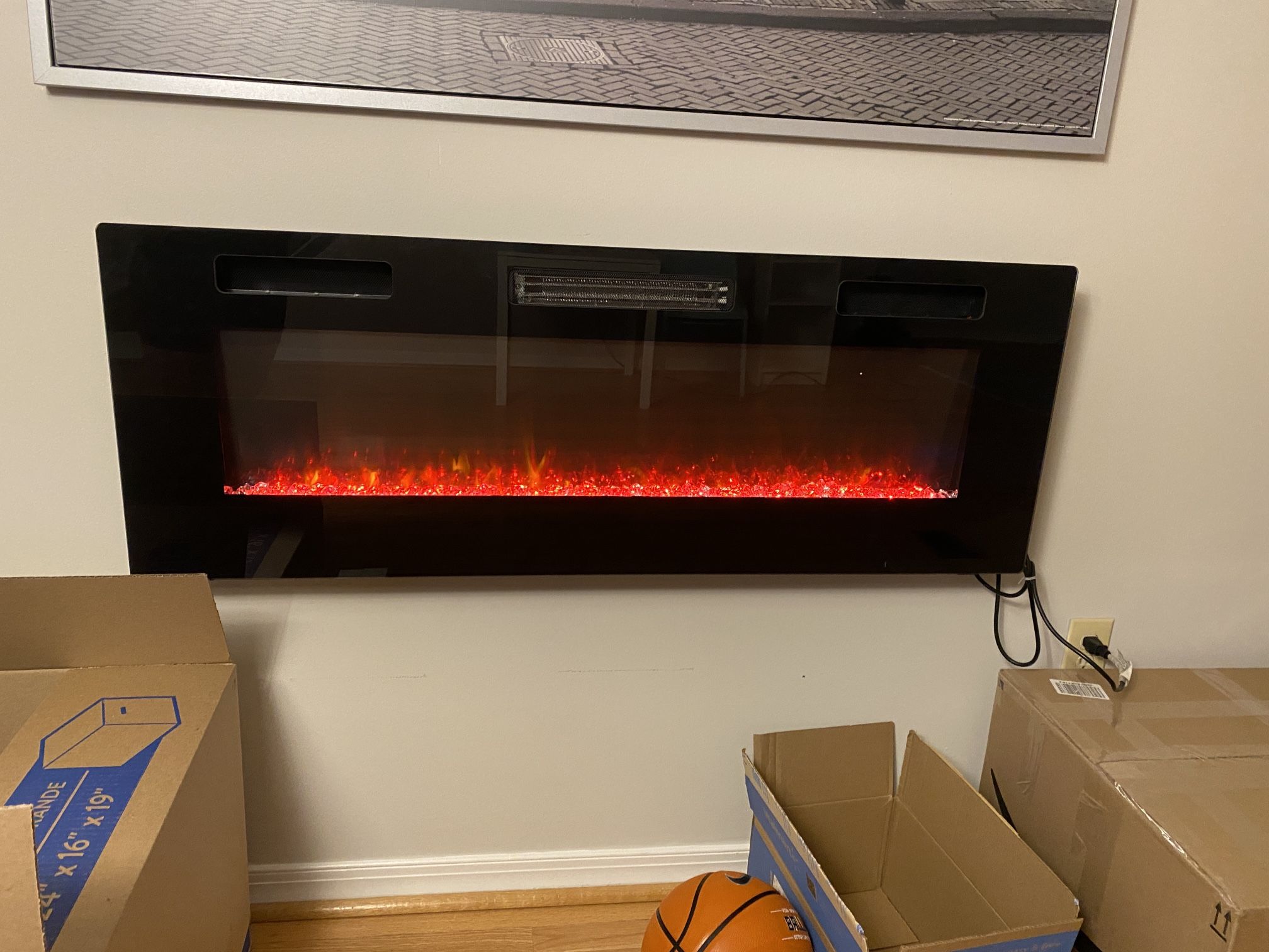 Wall Mounted Electric Fireplace