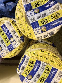 250 ft. 12/2 Solid Romex SLiPWire Copper NM -B Wire