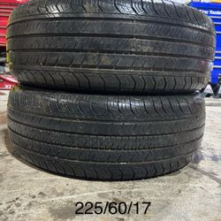 (2) - 225/60/17 Nika All Season N367 Tires