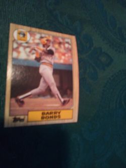 Barry bonds 1993 Topps error card