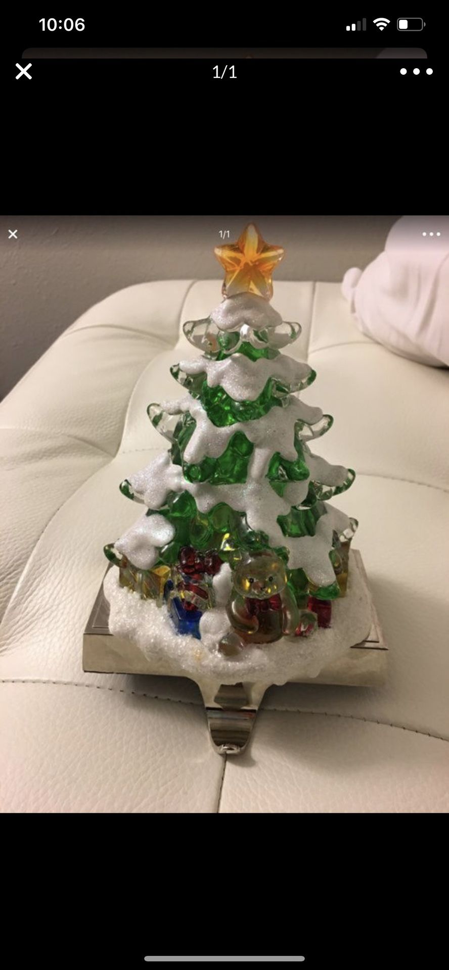 Christmas Stocking Holder Lights Up