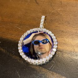 Stiletto x GLD 14K Gold Plated Cz Kurt Cobain x Nirvana Pendant SS19