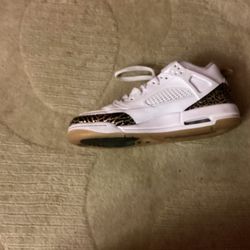 White And Gold Jordan 3