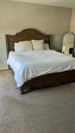All Wood King Bed Frame