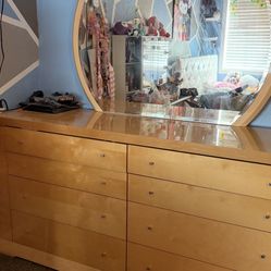 Dresser And. Mirror Used 